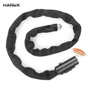 Corps de serrure en acier au carbone ODM OEM, 120db, étanche, <span class=keywords><strong>antivol</strong></span>, chaîne de sécurité pour vélo, scooter, <span class=keywords><strong>moto</strong></span> - Product Image 1