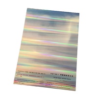 A4 taille holographique imprimable étanche auto-adhésif arc-en-ciel autocollant papier Laser compatible matériaux d'impression