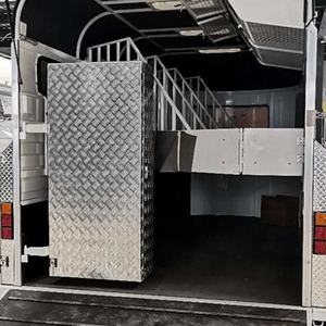 Bétail galvanisé <span class=keywords><strong>2</strong></span>/<span class=keywords><strong>3</strong></span> cheval remorque de transport - Product Image 5