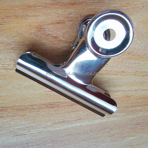Custom Engraved Laser Logo 75mm Silver <strong>Paper</strong> <strong>Clip</strong> Jumbo Spring Clamp <strong>Large</strong> Metal Bulldog <strong>Clip</strong> for Document Newspaper Drawing - Product Image 2