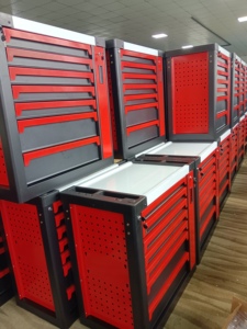 Armoire/chariot de rangement d'outils en acier CE 2025 <span class=keywords><strong>Kit</strong></span> d'outils de mécanicien 254 pièces Système de verrouillage à clé à 7 tiroirs Atelier personnalisable OEM - Product Image 5