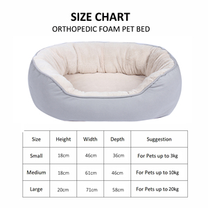Fabrik Großhandel Soft Warm Imitation Wildleder Haustier Bett rutsch fest unten rund Plüsch Katze Hunde bett mit flauschigen Muschel form wasch bar - Product Image 3