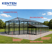 Tenda Pernikahan Bentuk Kustom Luar Ruangan Besar Terhubung, Dapat Diubah, Tahan Api, Mobile, Transparan 25x50m