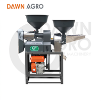 Moulin à riz industriel durable pour usage commercial, moteur électrique 220V, en acier inoxydable, élimination efficace des coques, traitement efficace