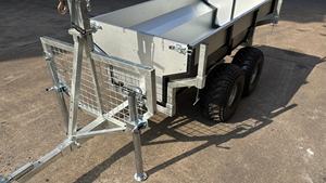 Máquinas de Transporte Remolque Volquete para ATV Remolque Forestal para Madera Máquina Forestal Remolque Basculante para Granja - Product Image 3