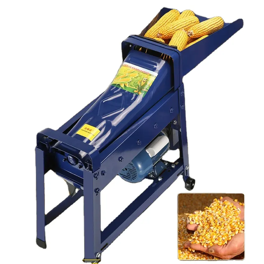 Mini el kuru mısır soyucu harman makinesi mısır Cob Sheller mısır ve soya Sheller