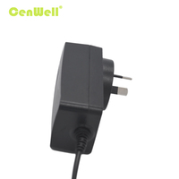 Adaptateur secteur AC/DC 48W, chargeur, prise US/AU, 24V 2.5A, 12V 4A, 24V 2A, adaptateur d'alimentation pour CCTV, écran LCD, éclairage LED