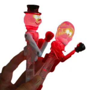 fun toy light up ball point pen plastic christmas yiwu novelty boxing pens