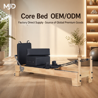 Nouvel équipement de Pilates en bois de luxe W15 - Lit de base long de 2560 mm pour l'entraînement de force