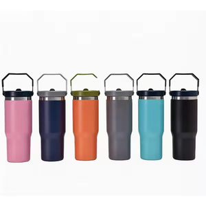 Stainless Steel Travel Tumbler Double Wall Insulated Water Bottle 620ml 950ml Vacuum <strong>Flask</strong> Thermal Cup <strong>for</strong> <strong>Hot</strong> Cold <strong>Drinks</strong> - Product Image 1