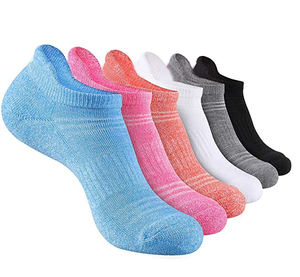 Wholesale White Compression Men's <strong>Trainer</strong> Running Ankle Nylon <strong>No</strong> <strong>Show</strong> <strong>Socks</strong> - Product Image 4