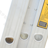 Échelle d'escalier pliante polyvalente en aluminium à usage professionnel