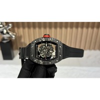 Nuevo Lanzamiento 2026, Reloj Mecánico Automático Tourbillon para Hombre con Caja de Fibra de Carbono de Alta Calidad