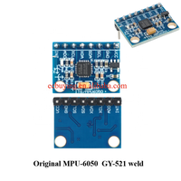 GY-521 MPU-6050 MPU6050 Modul Sensor Gyro 3 Sumbu + Modul Akselerometer 3 Sumbu MPU6050 6DOF