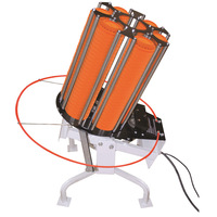 Argile tir cible support piège Machine lanceur moulage automatique faisant argile Pigeon lanceur pour 250 pièces plaques