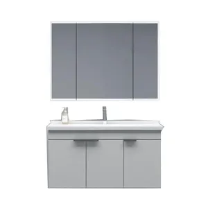 Top Quality Home Use Good Reputation Supplying Bathroom Wall Cabinet Bathroom Vanity With Mirror For Hotel