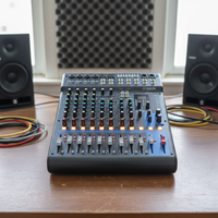 Console de mixage Yamaha d'occasion avec interface audio USB intégrée, pour enregistrement en studio, karaoké et sonorisation de groupe