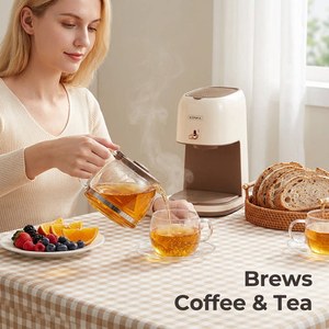 Cafetière à filtre portable entièrement automatique SY-120 <span class=keywords><strong>KONKA</strong></span> 2 en 1 pour le thé et le café Americano, pour la maison et le bureau - Product Image 5