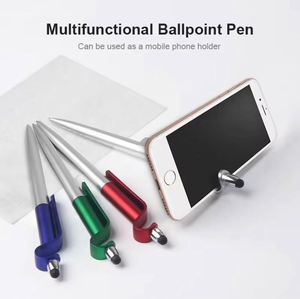Stylet multifonction 3-en-1 avec logo personnalisé, stylo à bille, support de téléphone pour écran tactile, idéal pour les cadeaux - Product Image 4