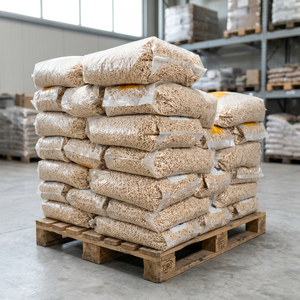 Sac de 10 kg de granulés de bois de pomme 100% pur en forme de bâtonnets pour système de chauffage - Product Image 3