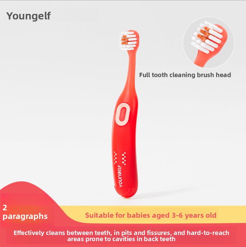 Rojo, adecuado para niños de 3 a 6 años.