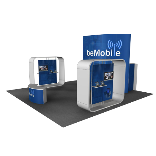 TIANYU Elite 3x6m Exhibit Booth System Hybrid Exhibition Solution Optimized for High-Impact Dynamic Branding