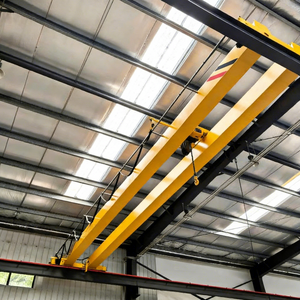 מחיר תחרותי, סוג QD, הרמה לגובה 20 מטר, קיבולת 75 טון, 100 טון, 125 טון, 160 טון, 200 טון, 300 טון, עגורן גשר בעל קורה כפולה עם וו, למוסך - Product Image 1