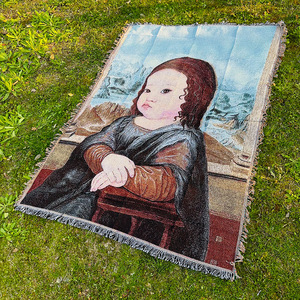 Tùy Chỉnh Phim Hoạt Hình Sang Trọng Cotton Polyester Dệt Dã Ngoại Thảm Ngoài Trời Thân Thiện Với Môi Lễ Hội Giáng Sinh Thảm Dệt Thảm Thảm Ném - Product Image 6