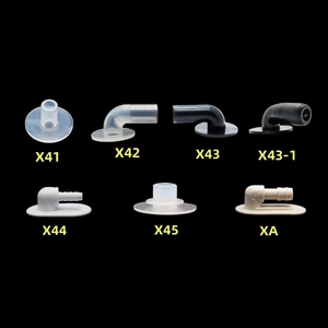 ท่อพลาสติกแบบกำหนดเอง ผลิตภัณฑ์เป่าลม TPU หัวฉีดข้อศอกตรงสำหรับท่อ - Product Image 1