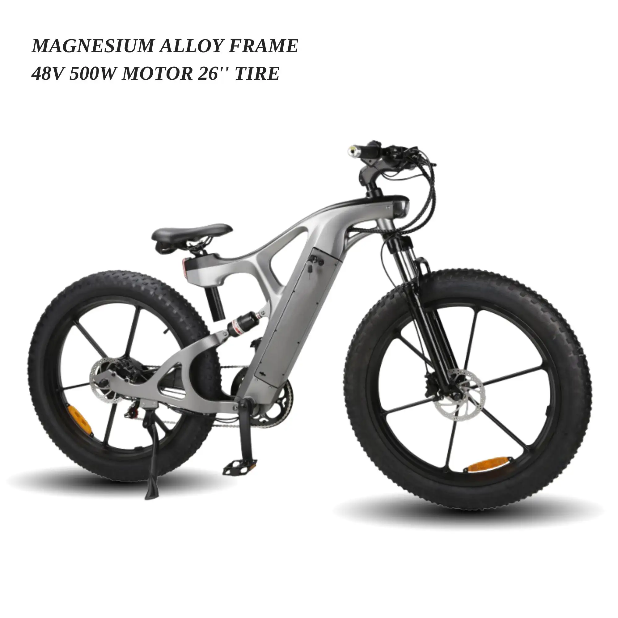 48V 500W Nieuw Ontwerp Ebike E-Bikes Professionele E-Bike Bromfiets Fat Bike Mtb Lopen 26 Inch Elektrische Fiets Voor Volwassenen