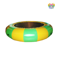 Trampoline gonflable robuste et personnalisé pour saut aquatique, lit de saut gonflable, trampoline aquatique gonflable