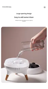 Humidificador Difusor Portátil BILA con Llama de Volcán, Diseño de Medusa, Sonido Dinámico, Control Remoto Inalámbrico - Product Image 4