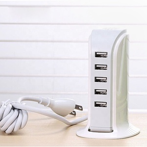 20W 30W 5 puerto de adaptador USB cargador de escritorio HUB DE CARGA cargador de teléfono para iPhone /Android/ipad - Product Image 5