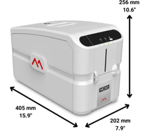 Printer Kartu PVC Matica MC110 Murah, Printer Kartu ID PVC NFC 300dpi, Mesin Printer Kartu ID PVC Plastik Bisnis Satu dan Dua Sisi