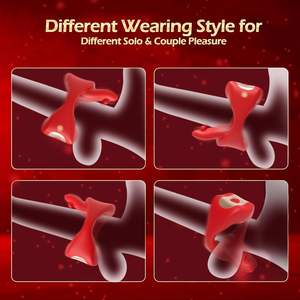 Leistungs starke Männer Vibrator Masturbation Vibrator Erwachsenen Sexspielzeug Erwachsenen vibrierenden Penis ring - Product Image 4