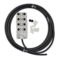 757-284/000-005 en stock Boîtier capteur/'actionneur M12 Neuf Connecteur allemand d'origine 8 voies 4 pôles 5m 757-284/000-005