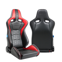 Asientos Deportivos VIPER 320 PU Personalizables, Combinación Premium de Cuero PU y Gamuza Deportiva