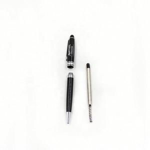 Stylos à bille de luxe OEM Chine, noirs, avec logo personnalisé, en métal, de haute qualité, ensembles de stylos exécutifs pour cadeaux - Product Image 3