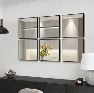 <span class=keywords><strong>Miroir</strong></span> décoratif de <span class=keywords><strong>salle</strong></span> <span class=keywords><strong>à</strong></span> <span class=keywords><strong>manger</strong></span> de style simple, <span class=keywords><strong>miroir</strong></span> d'entrée de chambre <span class=keywords><strong>à</strong></span> coucher encadré, <span class=keywords><strong>miroir</strong></span> pleine longueur de peinture décorative - Product Image 2