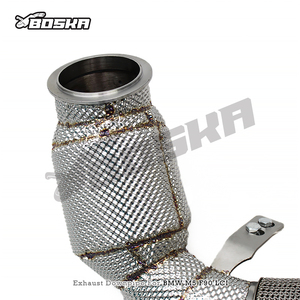 ท่อไอเสีย CustomTuning สำหรับ BMW M5/M6 F90 LCI 4.4TT ปี 2018-2024 Boska Racing Sport Header พร้อมแคตตาไลติก 100/200/300 เซลล์ - Product Image 4