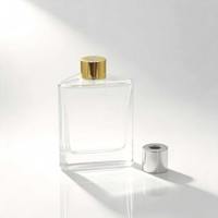 Diffuseur de parfum haut de gamme moderne en verre rond, imprimé sérigraphié, élégant récipient de parfum d'intérieur Jangsu Xuzhou
