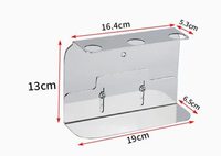 Distributeur de Savon Mural Multifonction en Acier Inoxydable – Design Moderne et Simple pour Hôtels et Gîtes – Distribution de Liquides
