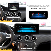 Grosir 12.3" Snapdragon 8-Core Android 14 Untuk Mercedes Benz Kelas W176 GLA X156 CLA W117 GPS DSP Multimedia