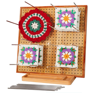 Achetez du ruban de blocage en bambou et en bois personnalisable avec des crochets en acier inoxydable - Product Image 2