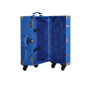 Valise à roulettes de style rétro luxueux, légère, <span class=keywords><strong>en</strong></span> cuir PU, pour filles et femmes - Product Image 1