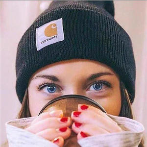 Gorros de invierno <span class=keywords><strong>para</strong></span> hombres y <span class=keywords><strong>mujeres</strong></span>, gorro de calavera con puños de punto cálido y acogedor - Product Image 1