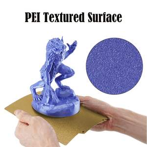 Placa de construcción de impresión texturizada PEO PEI Flexible de 310x310mm, placa de cama de acero de resorte liso para artillería de/X2 Anet A8 Plus - Product Image 3