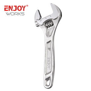 ENJOYWORKS Industrial Grade CR-V Steel Adjustable Wrench 6"-18" Wide Opening Precision Spanner For Heavy Duty Maintenance