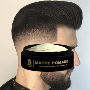 Coiffeur cheveux cire haute qualité cheveux argile hommes cheveux mat pommade marque privée échantillons gratuits <span class=keywords><strong>cera</strong></span> para el cabello Haar cire - Product Image 1