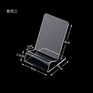 Sang Trọng Bán Lẻ Cửa Hàng Điện Thoại Di Động Hiển Thị Điện Thoại Kệ Chủ Phụ Kiện Slanted Rõ Ràng Minh Bạch Giày Hiển Thị <span class=keywords><strong>Acrylic</strong></span> Đứng - Product Image 6